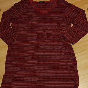 Voglo Striped Purple Burgundy Nightie Sz 2X